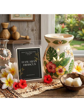 Hawaiian Hibiscus Handmade Premium Wax Melts - 6 melts - Strong Scent